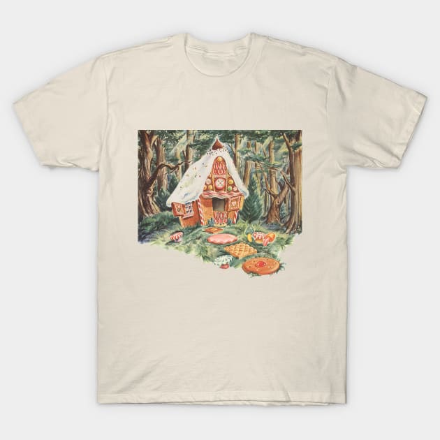 Vintage Hansel and Gretel Fairy Tale T-Shirt by MasterpieceCafe